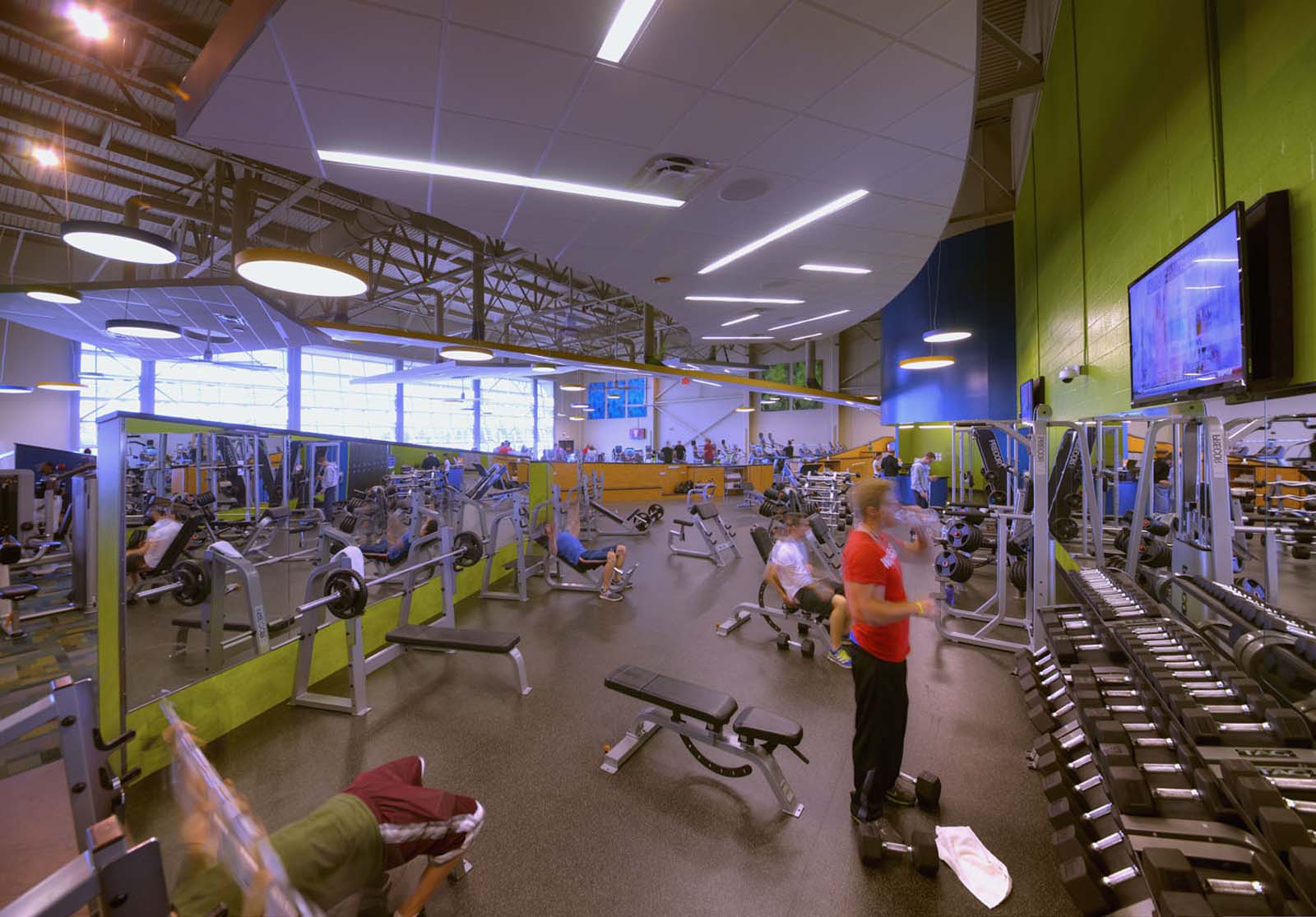PE Fitness center interior