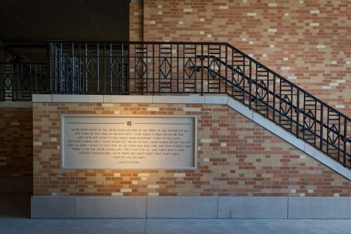 Rockne Quote_Stairs North Tunnel