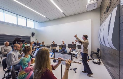 Brehm Pavilion, UM School of Music, Location: Ann Arbor, Michigan, Architect: Ennead